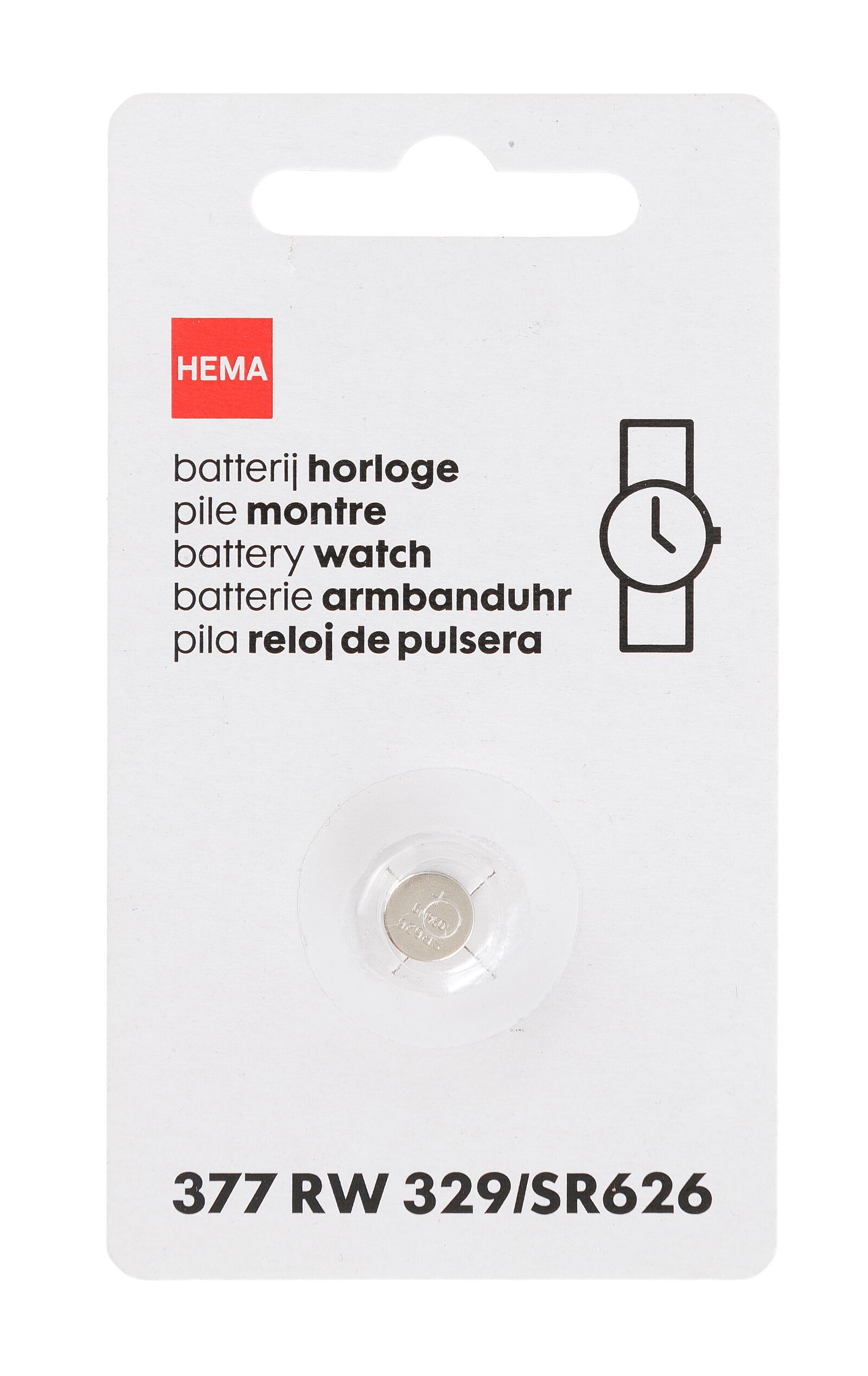 horlogebatterij  377 / RW329 / SR626 - 41290288 - HEMA