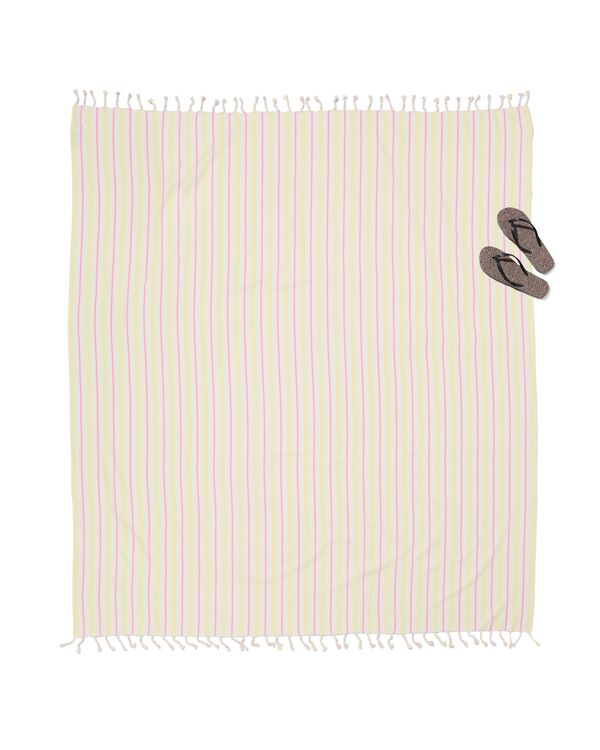 hamamdoek 160x180cm strepen - 5250044 - HEMA