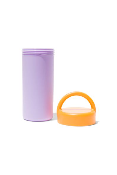drinkbeker met deksel lila 300ml - 80650080 - HEMA