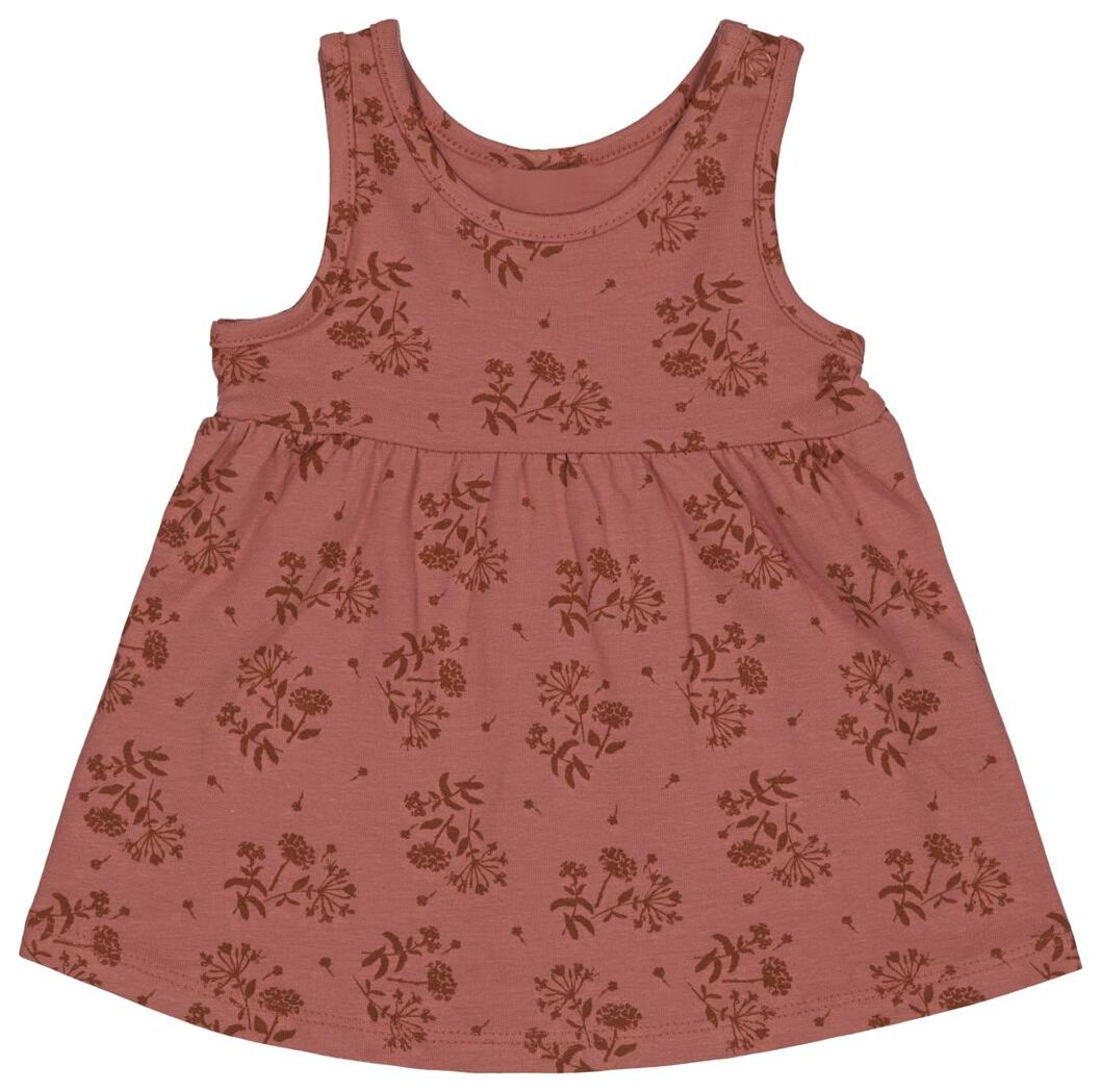 korting Asser Krachtcel baby jurk bloemen roze - HEMA