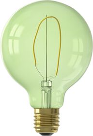 LED lamp 4W - 130 lm - globe - G95 - groen - 20000019 - HEMA