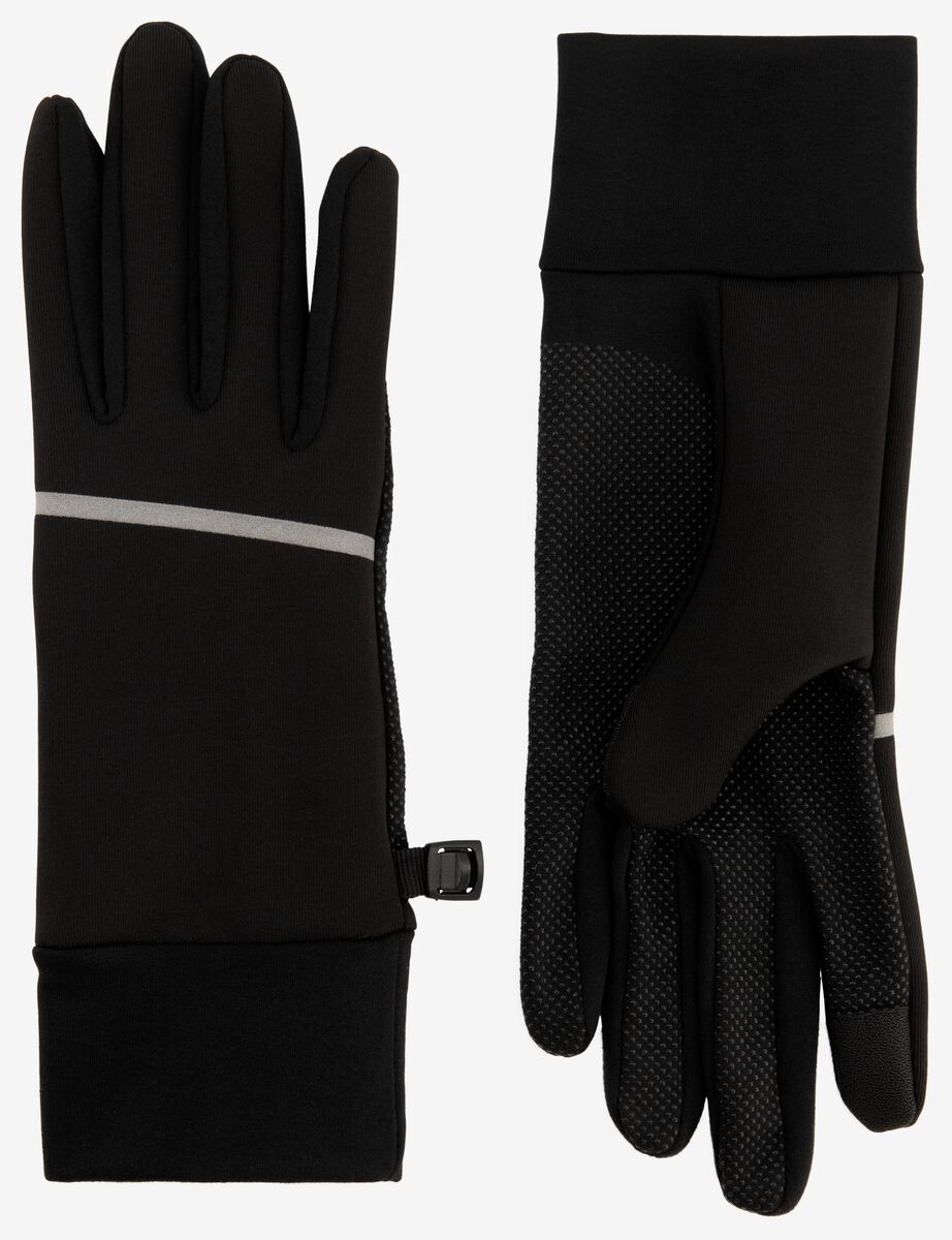 Uitstralen Autorisatie ergens dames handschoenen softshell met touchscreen zwart - HEMA