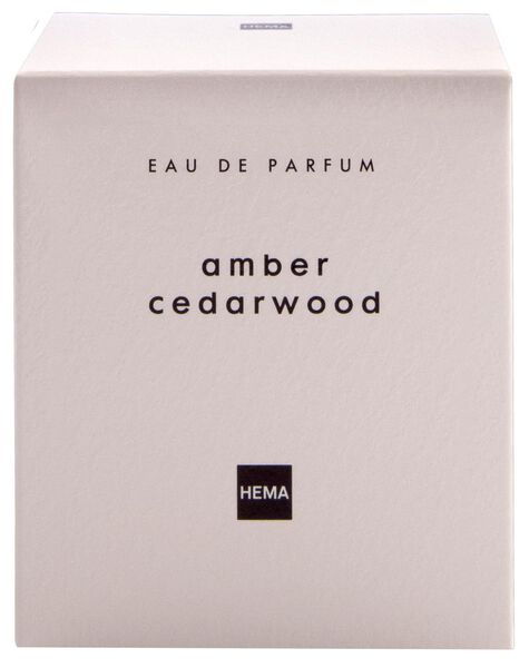 eau de parfum amber & cedarwood 60ml - 11280001 - HEMA