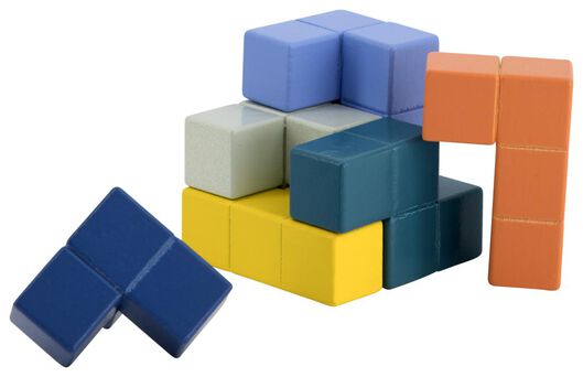 puzzel kubus hout - 15130136 - HEMA