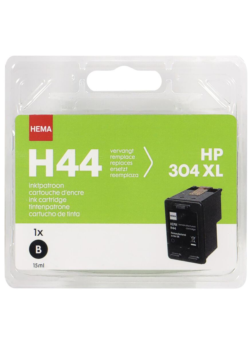 Inspireren elkaar biografie HEMA H44 zwart vervangt HP 304XL zwart - HEMA