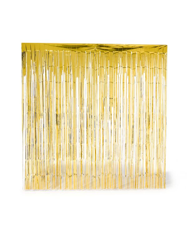 glittergordijn 200x200 goud - 14210013 - HEMA