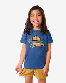 kinder t-shirt met geheim vakje blauw blauw - 1000030924 - HEMA