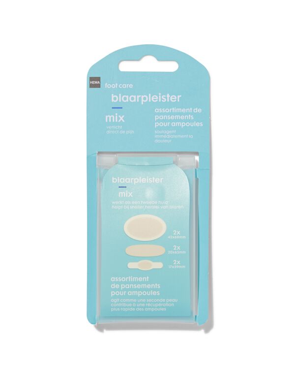 blaarpleister mix - 6 stuks - 11901938 - HEMA