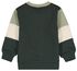 baby sweater kleurblokken groen groen - 1000028200 - HEMA