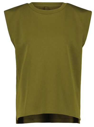 dames t-shirt Avery groen - 1000026263 - HEMA