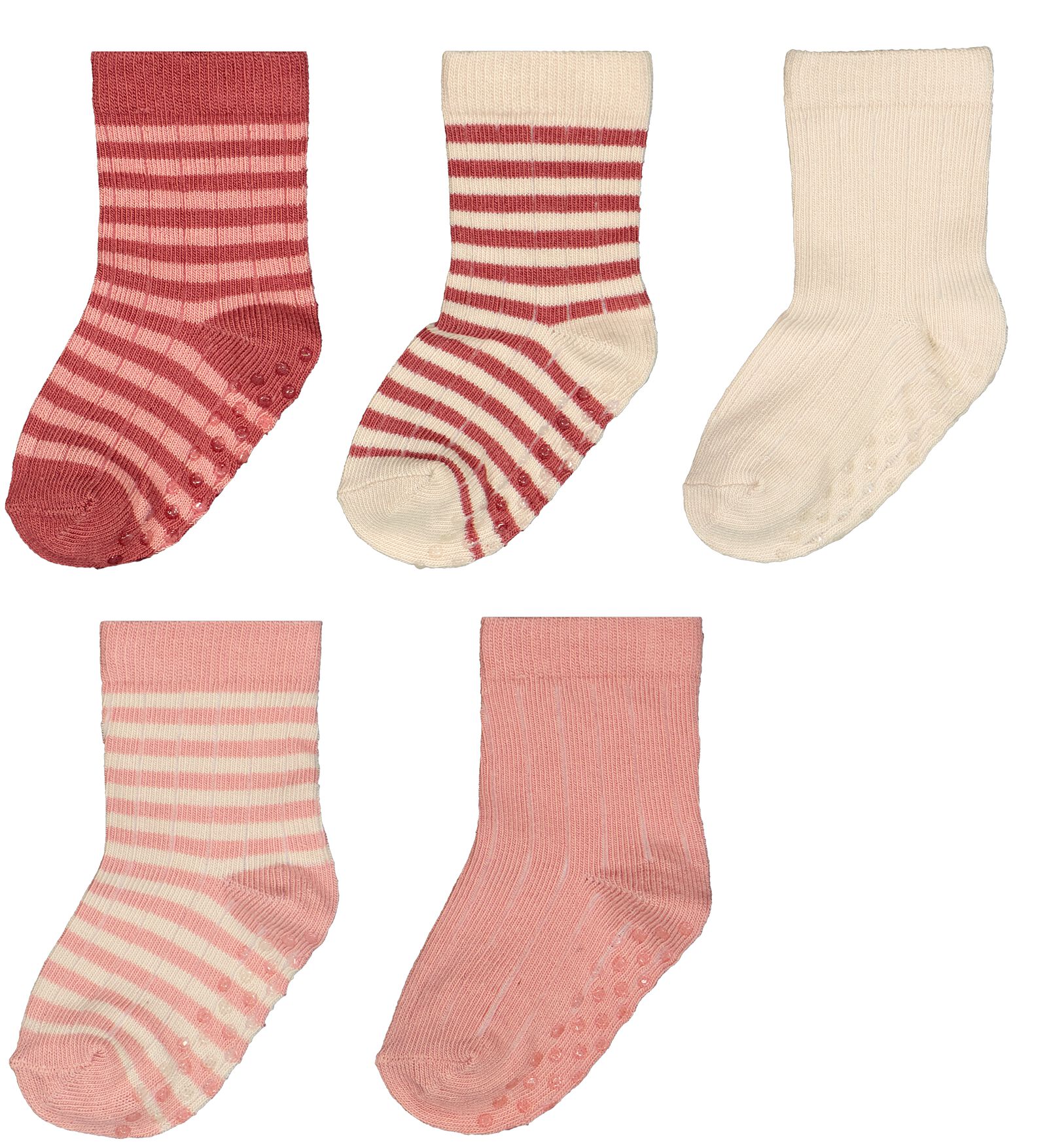 baby sokken met bamboe - 5 paar roze 18-24 m - 4720444 - HEMA
