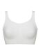 non padded bh met bamboe wit L - 21836008 - HEMA