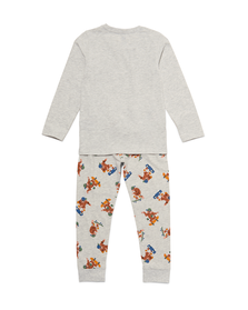 kinder pyjama aap lichtgrijs lichtgrijs - 1000030181 - HEMA