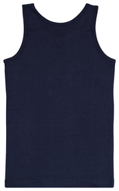 kinder hemden katoen/stretch - 2 stuks donkerblauw donkerblauw - 1000028486 - HEMA