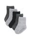 baby sokken met katoen - 5 paar grijs 12-18 m - 4750343 - HEMA