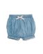 baby shorts denim blauw - 1000030979 - HEMA