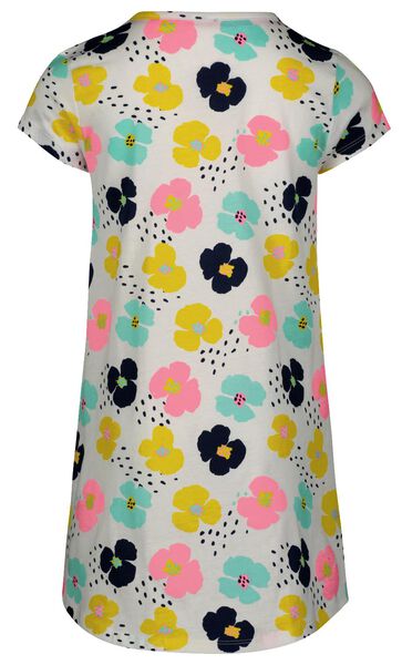kinder nachthemd met bloemen en poppen slaapshirt multi multi - 1000027290 - HEMA