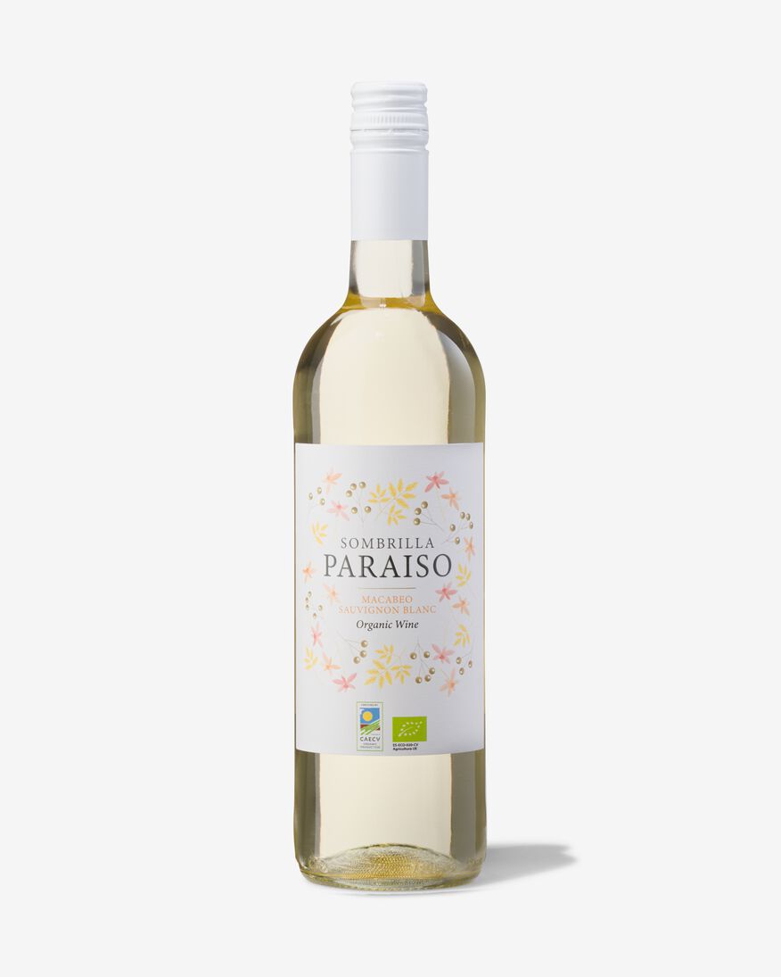 Sombrilla Paraiso macabeo sauvignon blanc 750ml - 17370023 - HEMA