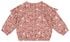 baby sweater luipaard roze - 1000026054 - HEMA