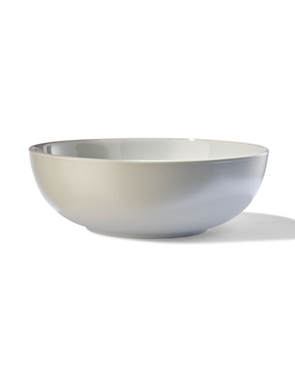 schaal Ø16cm Helsinki reactief glazuur lichtgrijs - 9602017 - HEMA