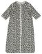 babyslaapzak met afritsmouw animal zwart/wit - 1000022885 - HEMA