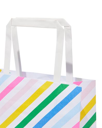 cadeautasjes papier 21x18x8 strepen - 6 stuks - 14740059 - HEMA cadeautasjes papier 21x18x8 strepen - 6 stuks - 14740059 - HEMA