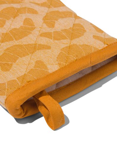 ovenwant - katoen - okergeel croissant - 5400146 - HEMA