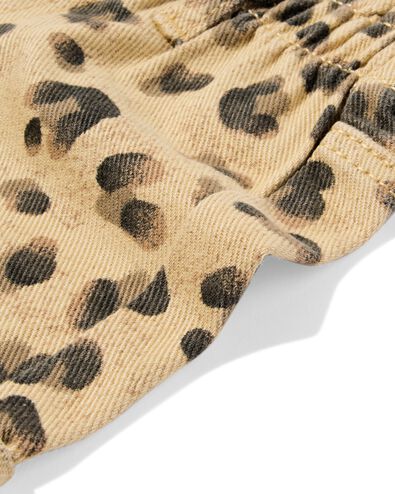 baby korte broek luipaard bruin bruin - 33018870BROWN - HEMA