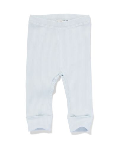 newborn meegroei legging lichtblauw lichtblauw - 33414920LIGHTBLUE - HEMA
