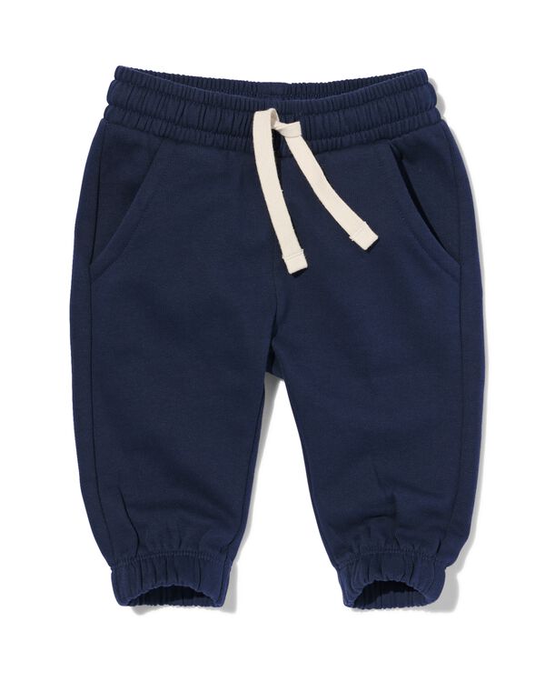 baby sweatbroek donkerblauw donkerblauw - 33199740DARKBLUE - HEMA