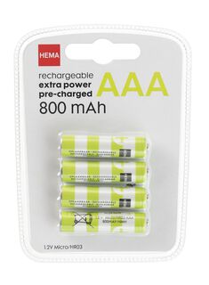 dodelijk Verdorde Sinds alkaline batterijen opladen kopen - HEMA