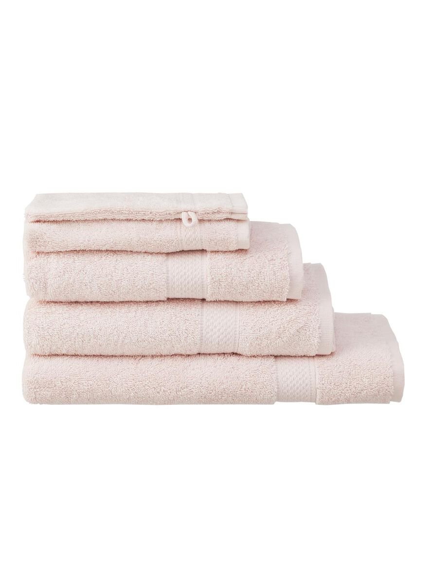 handdoeken - zware kwaliteit lichtroze - 1000015175 - HEMA