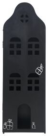 grachtenpand hout zwart krijtbord 24.5x25x75 - 15130037 - HEMA
