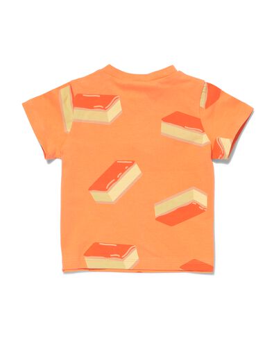tompoucen baby t-shirt voor Koningsdag	 oranje - 33107550ORANGE - HEMA