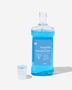 Verdorde hulp piano mondwater fluoride - 500 ml - HEMA