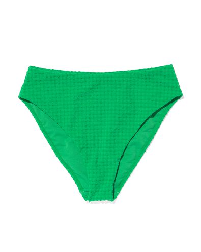 dames bikinibroekje hoge taille groen XL - 22351570 - HEMA