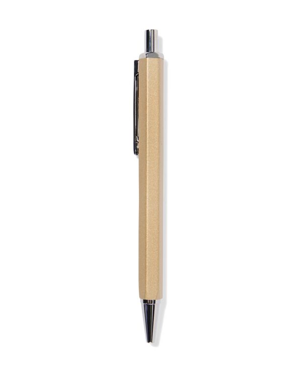balpen goud blauwschrijvend - 14400606 - HEMA