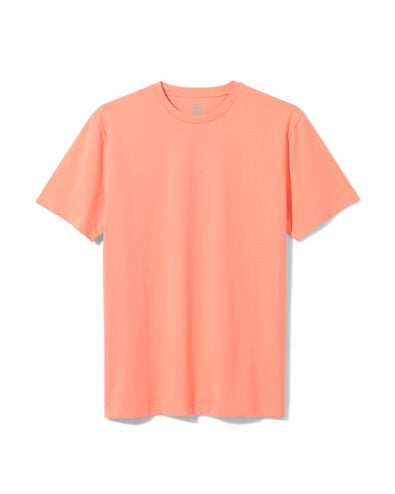 heren t-shirt met stretch roze M - 2115215 - HEMA
