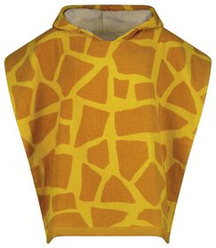 kinder strand poncho 60x60 giraffe - 5230311 - HEMA