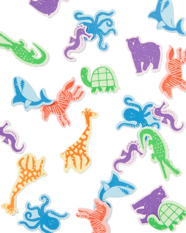 foamstickers dieren - 90 stukjes - 15970112 - HEMA