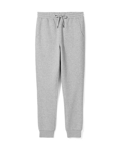 heren sweatbroek grijsmelange XXL - 2140264 - HEMA