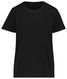 dames t-shirt katoen zwart - 1000021137 - HEMA