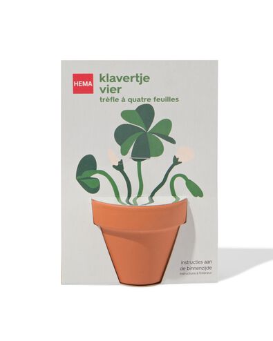 potje met zaden - klavertje vier - 41840200 - HEMA potje met zaden - klavertje vier - 41840200 - HEMA