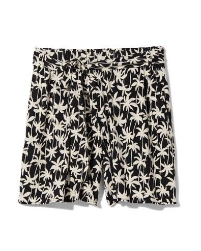 dames korte broek Remmy zwart - 36264550BLACK - HEMA