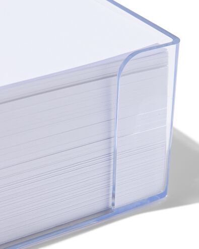 memoblokhouder met papier 9x9 - 14100183 - HEMA