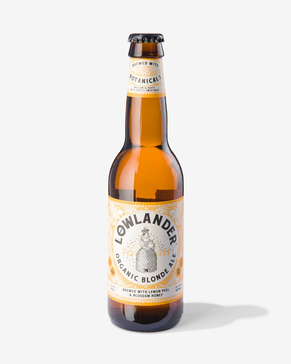 Lowlander Organic Blonde alcoholarm 33cl - 17440015 - HEMA