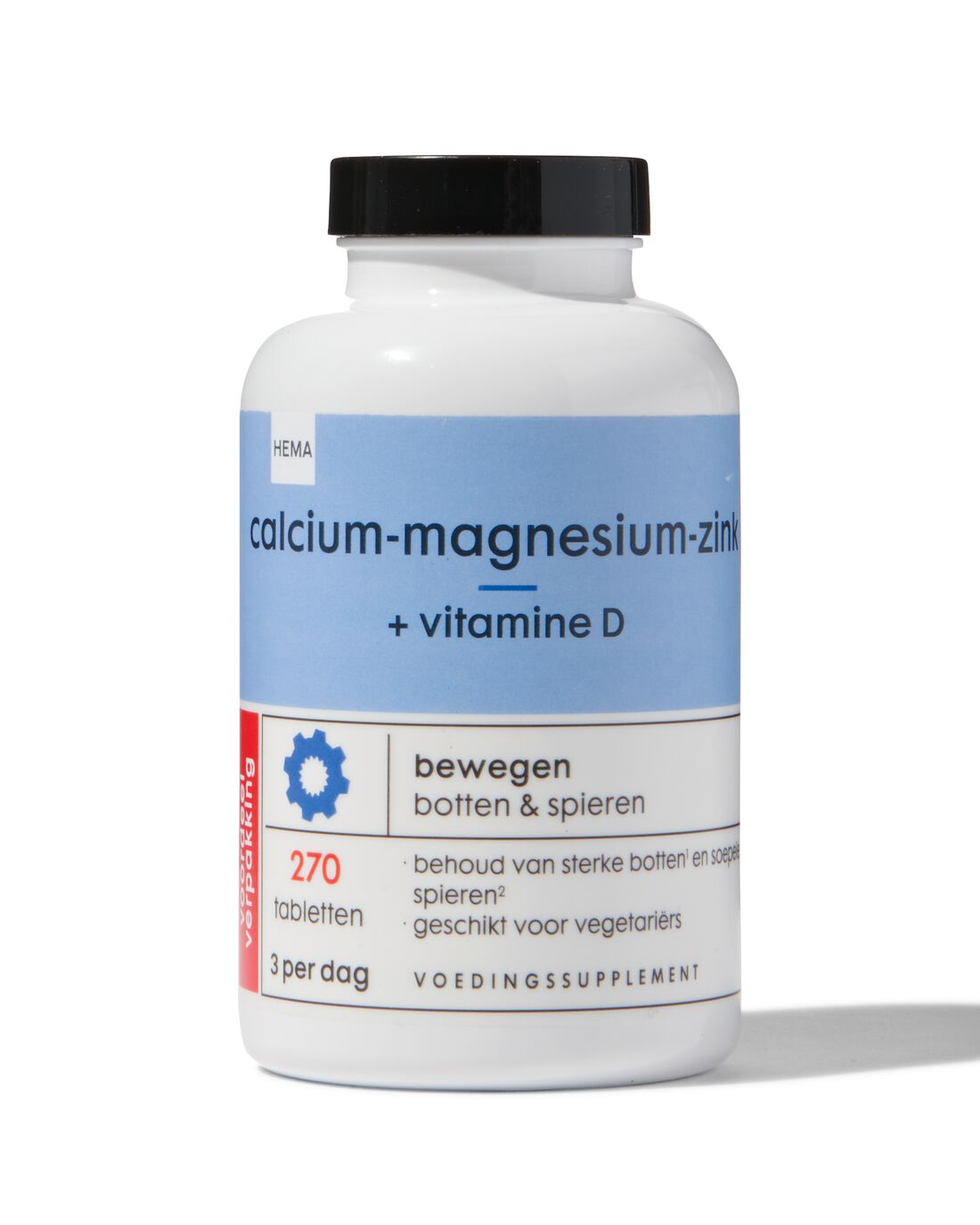 HEMA Calcium-magnesium-zink + Vitamine D 270 Stuks