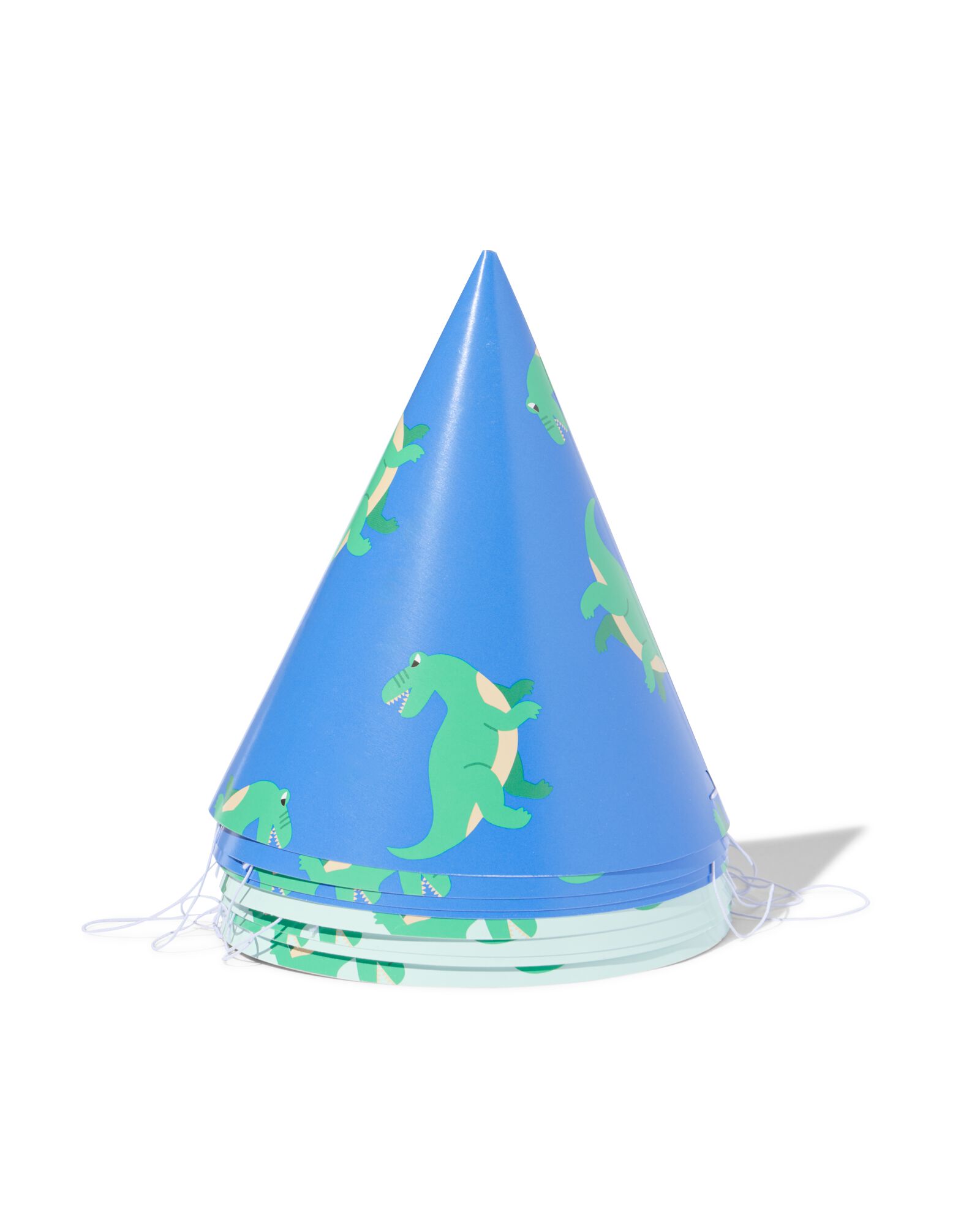 feesthoedjes dino 8stuks - 14250093 - HEMA