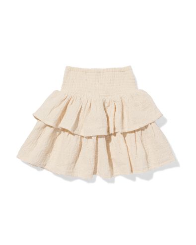 kinderrok broderie ecru ecru - 30811604ECRU - HEMA