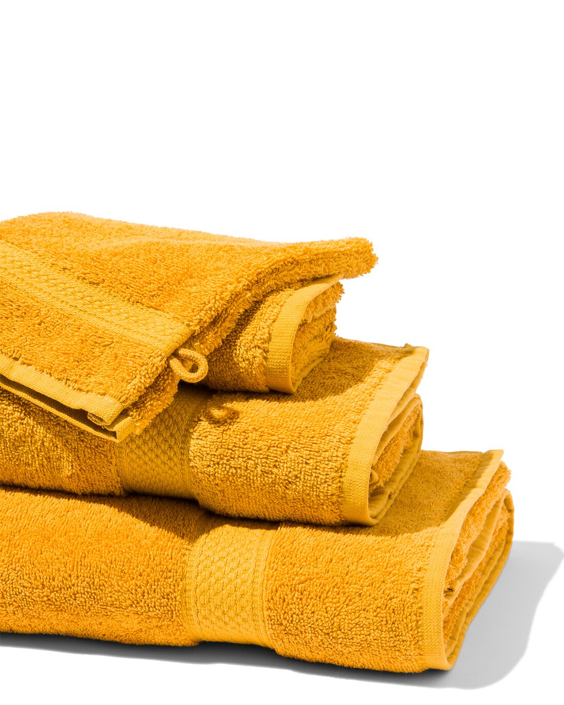 HEMA Handdoeken Zware Kwaliteit Okergeel (okergeel)